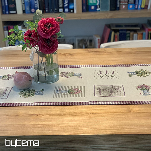 Tapestry tablecloth and scarf FLOWERS FROM PROVENCE