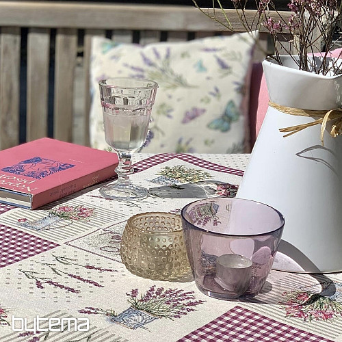 Tapestry tablecloth and scarf FLOWERS FROM PROVENCE