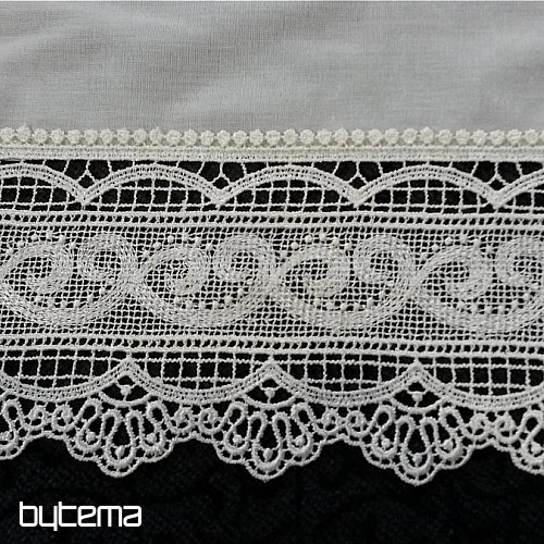 Curtain on loops 1406 white