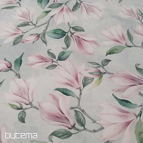 Decorative fabric MAGNOLIA green