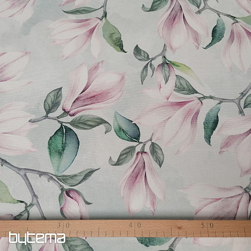 Decorative fabric MAGNOLIA green