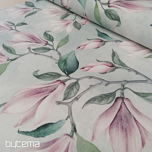 Decorative fabric MAGNOLIA green