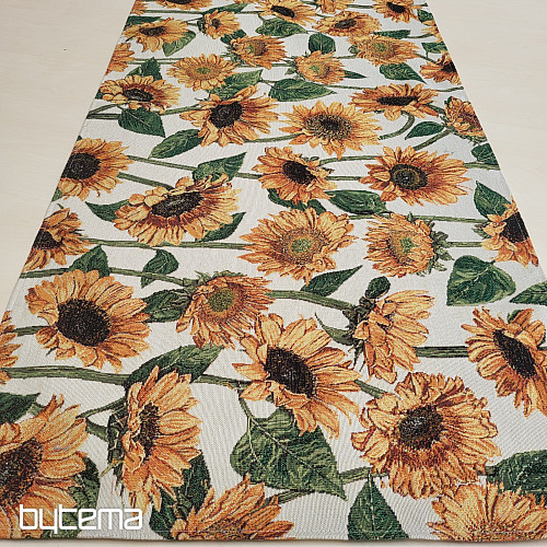 Tapestry tablecloth and SUNFLOWER scarf