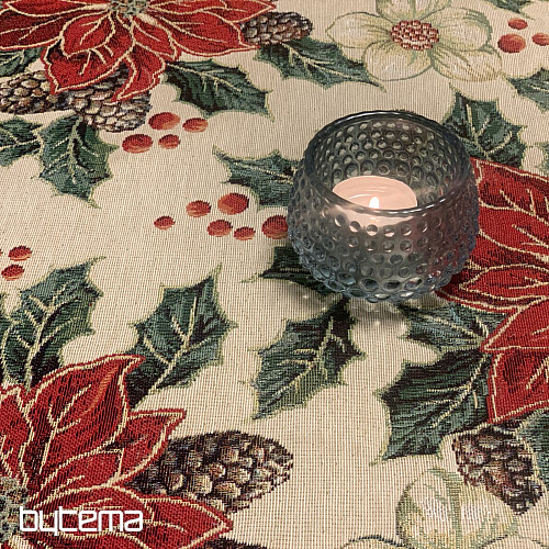 Tapestry tablecloth, scarf CHRISTMAS ROSE BARDI