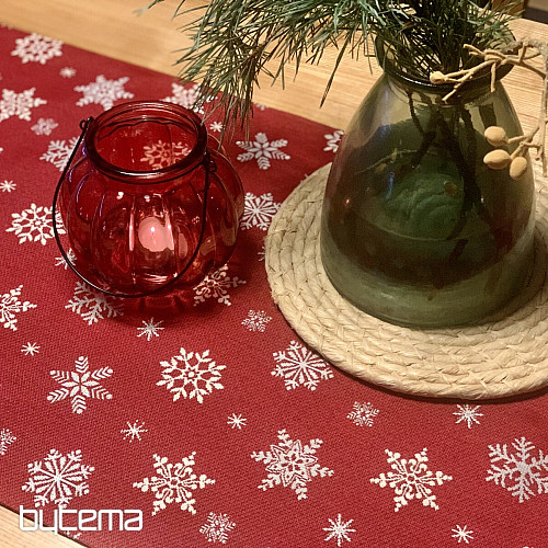Tapestry tablecloth and scarf RED FLAG