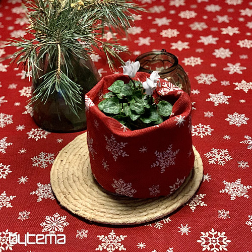 Tapestry tablecloth and scarf RED FLAG