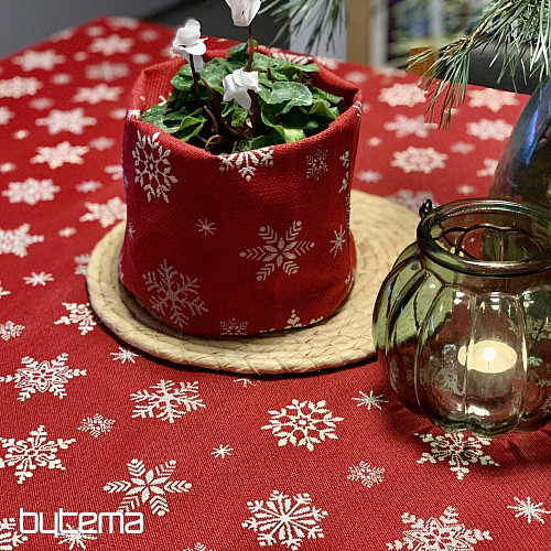 Tapestry tablecloth and scarf RED FLAG