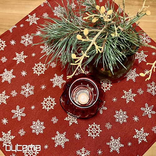 Tapestry tablecloth and scarf RED FLAG