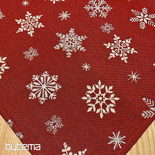 Tapestry tablecloth and scarf RED FLAG