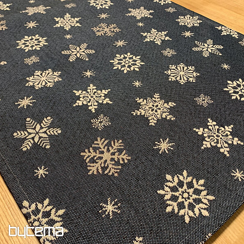 Gobelin tablecloth, scarf Blue flake