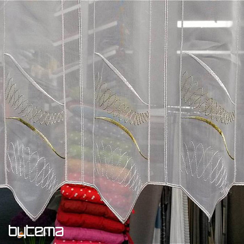 Luxurious woven short curtain