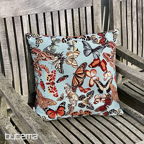 Tapestry cushion cover BUTTERFLIES