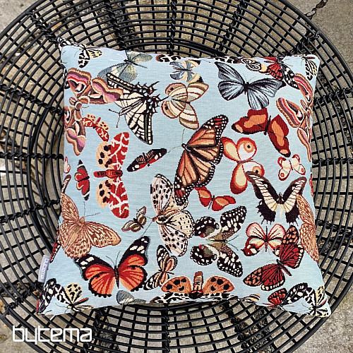 Tapestry cushion cover BUTTERFLIES