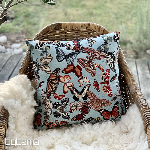Tapestry cushion cover BUTTERFLIES