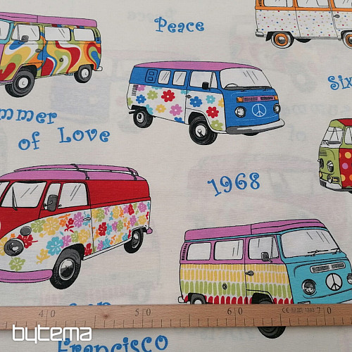 Decorative fabric HIPPIES