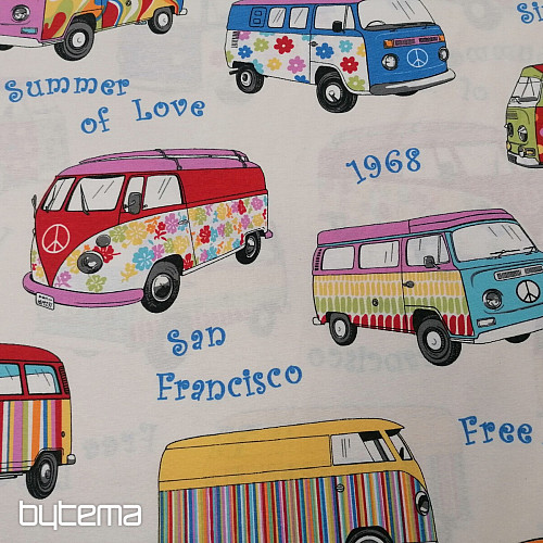 Decorative fabric HIPPIES