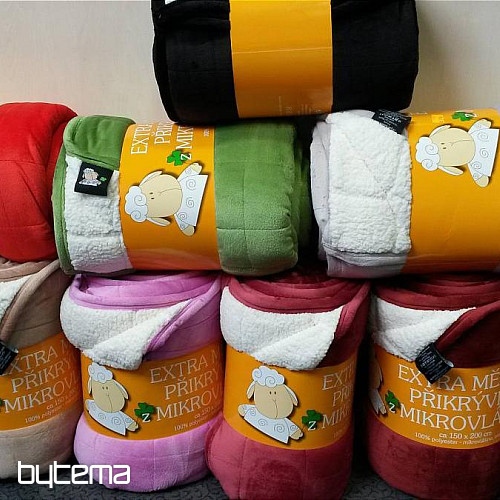 Microfibre blanket EXTRA SOFT SHEEP seam NUTS