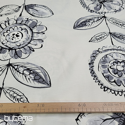 Decorative fabric FLORIDA large flower