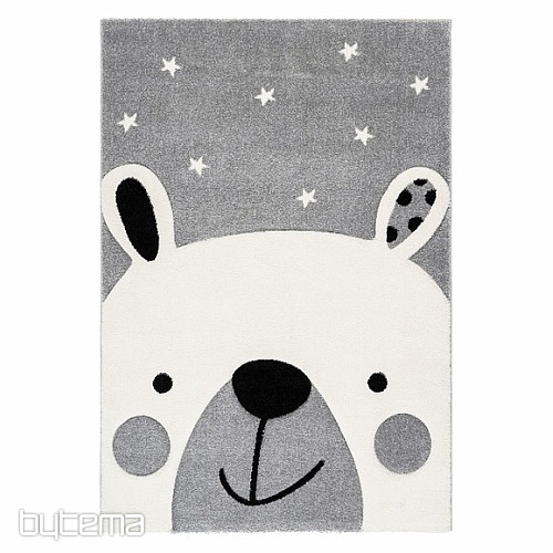 Children carpet AMIGO 323 Bear grey