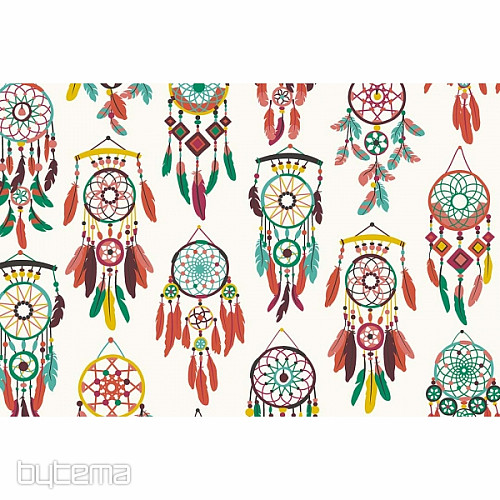 Cotton fabric DREAM CATCHER