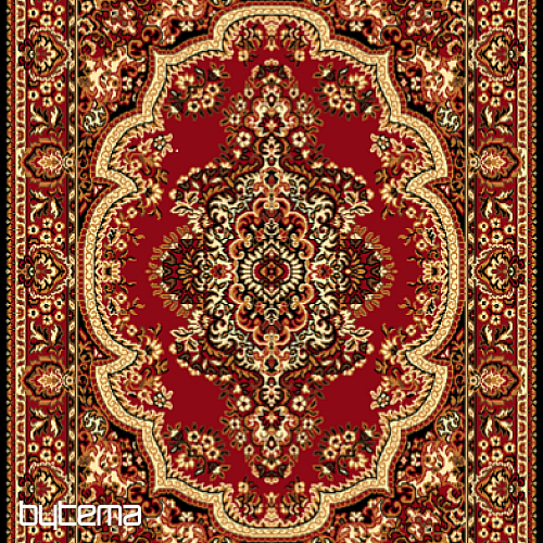 Piece carpet SOLID red