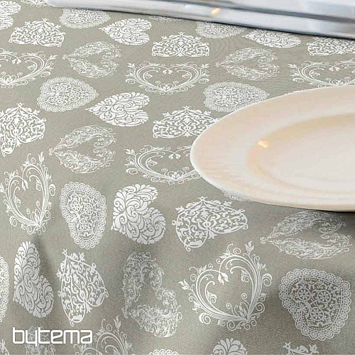 Decorative fabric HEARTS COEUR 90