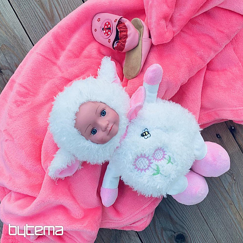 PINK MICROFIBER blanket