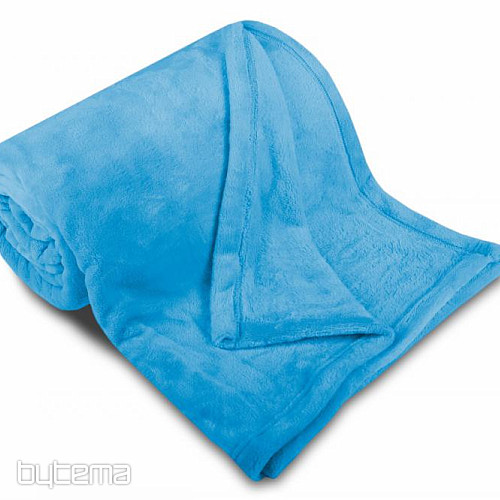 SLEEP WELL microflannel blanket - blue