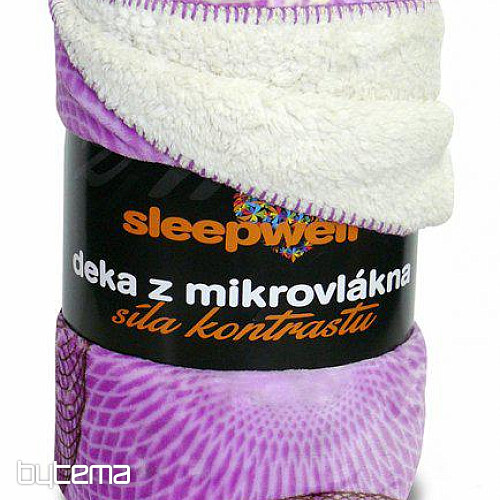 Blanket SHEEP - purple bubble