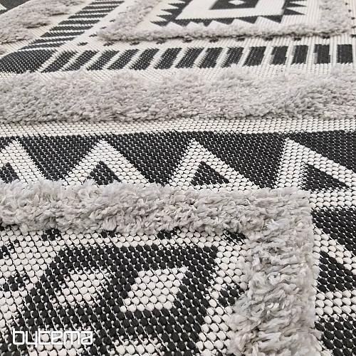 String carpet DELI 01 gray