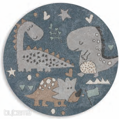 Children&#39;s piece rug ROMA DINOSAURS