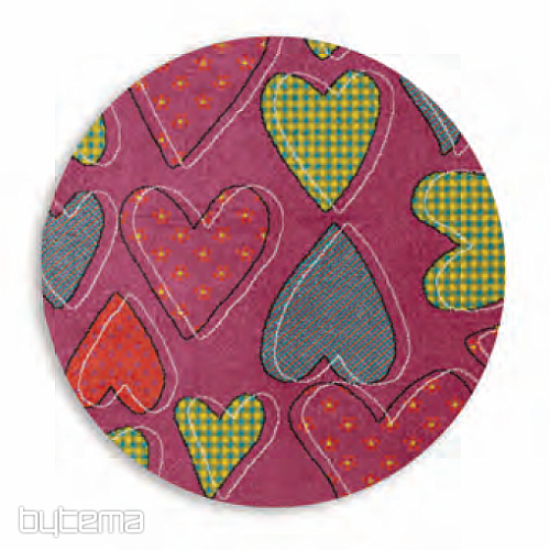 Children carpet PLAY heart