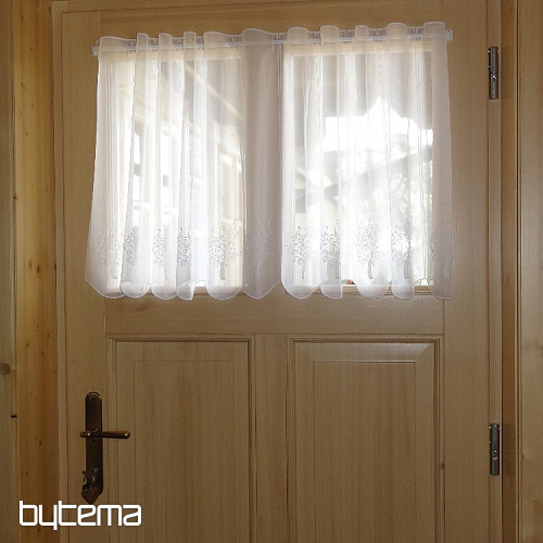 Woven Curtain 11646 white