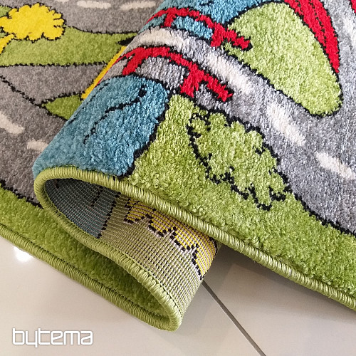 childrens carpet MONDO Roads grey