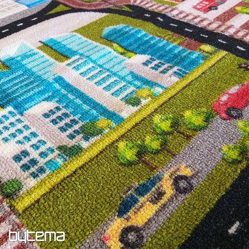 !NOVELTY! Children's piece rug SWEET KIDS city