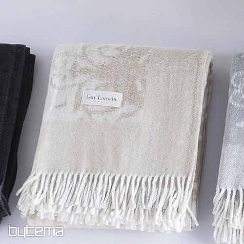 Luxus-Plaid ROSIERS beige