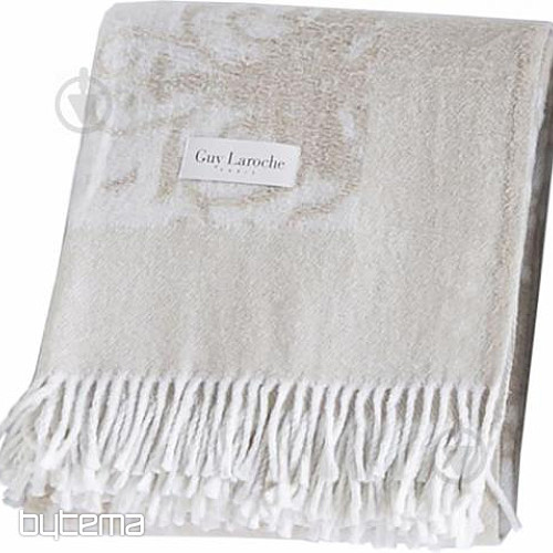 Luxus-Plaid ROSIERS beige