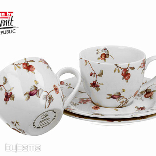 Porcelain espresso mugs set 2 pcs
