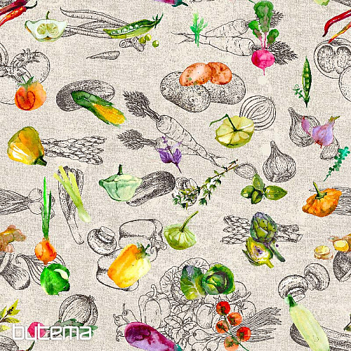 Decorative fabric VEGETABLES