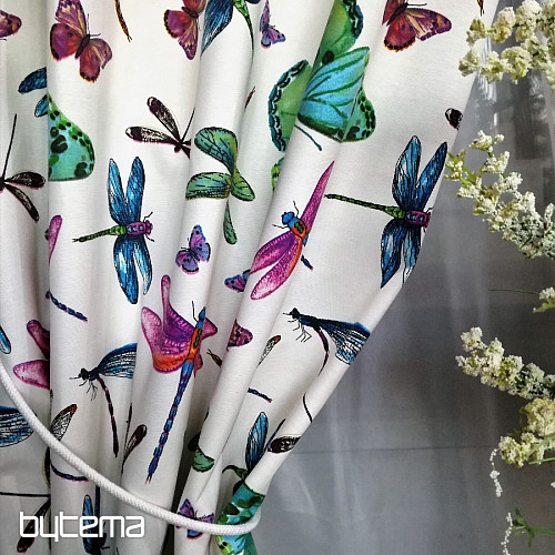 Decorative fabric Butterflies and Dragonflies