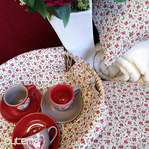 Tapestry fabric VINTAGE FLOWERS