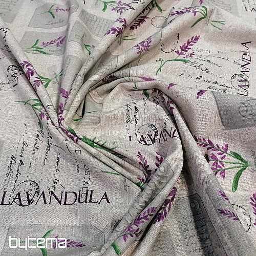 Decorative fabric VENDULA lavender