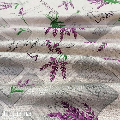 Decorative fabric VENDULA lavender