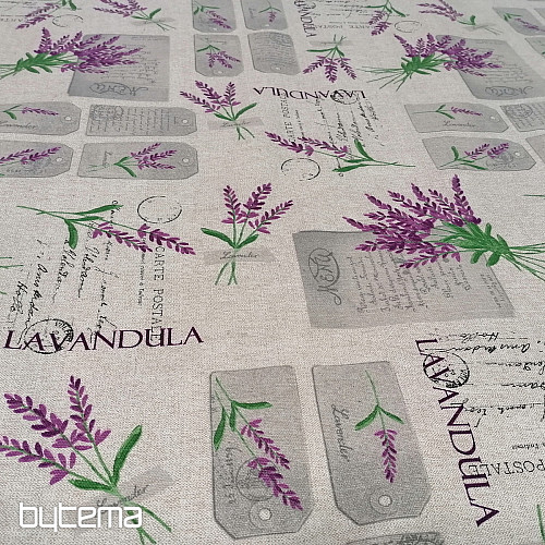 Decorative fabric VENDULA lavender