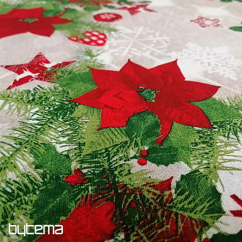 Christmas decorative fabric Winter star