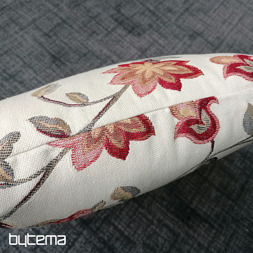 Decorative pillow tapestry LOTUS brown - big flower