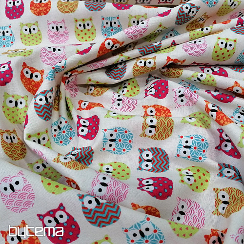Decorative fabric MINI OWLS 5