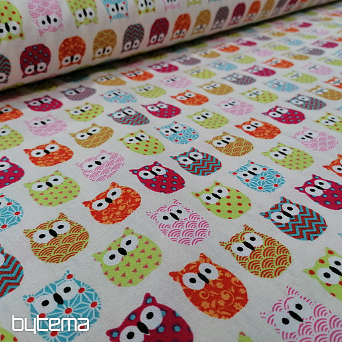 Decorative fabric MINI OWLS 5