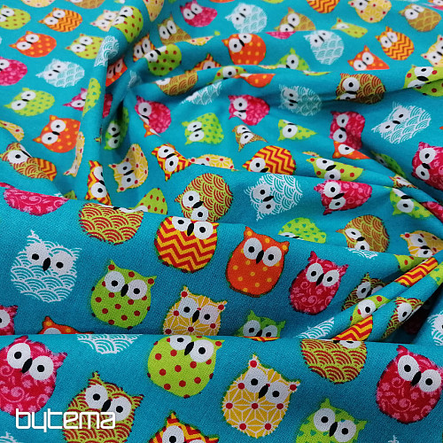 Decorative fabric MINI OWLS 6