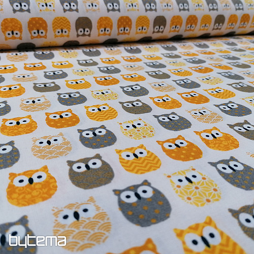 Decorative fabric MINI OWLS 3